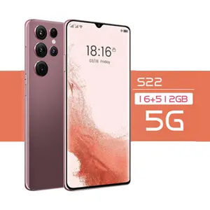 安卓12.0手机2022 Endnotex9手机全新S22 + 5g解锁24MP + 48MP手机6.8英寸16Gb + 1tb安卓智能手机