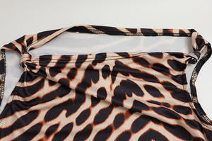 วิวิบลูค Z0203DS04 ชุดเดรสฤดูร้อนผู้หญิงใหม่ เซ็กซี่ แขนกุด พิมพ์ลาย ริบบิ้นแบบไม่สมมาตร ชุดปาร์ตี้ ชุดเดรสเข้ารูปเซ็กซี่สำหรับออกงานกลางคืน - Product Image 5