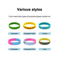 Maßgefertigtes Hochwertiges Wasserdichtes Silikon-Armband für Sport Personalisiertes Logo für Werbeveranstaltungen
