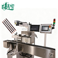 Machine de marquage laser UV de précision avec caméra CCD pour crayons à sourcils |   Impression automatique de codes QR et de dates de production