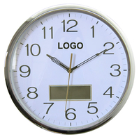 Tema Jam Dinding Digital LCD