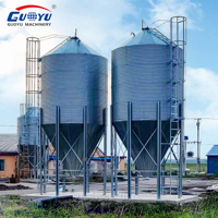 Silo à grain en acier de 20 tonnes, fabricants de silos à grain de marque, utilisation agricole, construction, silos de stockage de céréales et de maïs