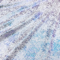 Tissu de haute qualité, coloré, élastique, en polyester et élasthanne, avec paillettes scintillantes métalliques, pour maillot de bain, bikini, danse et spectacles