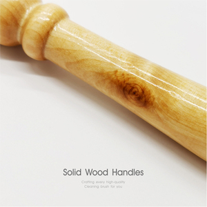 Pennello da Cucina in Legno di Faggio con Manico Verniciato da 180 mm, Setole di Cinghiale, <span class=keywords><strong>per</strong></span> Pasticceria, <span class=keywords><strong>Barbecue</strong></span>, Olio e Caffè - Product Image 4