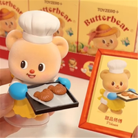 Butterbear Sweet Life Series Boîte aveugle Poupée Jouets Action Figure Butterbear Flocage Figurines Cadeaux de bureau pour enfants Filles