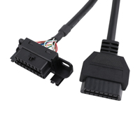Factory Price OBD2 OBDII OBD 24V F to M Connector Y Cable Harness for Code Reader