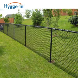 Roll 50ft Black 5 Foot Plastic Coated Hot Dipped Galvanized Heavy Duty Industry Cyclone Wire Nature Chain Link Fence