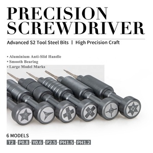 Fine S2 Tool Steel Pentalobe T2 Phillips Reparación de teléfonos móviles Destornillador de precisión para <span class=keywords><strong>iPhone</strong></span> Android Fijación - Product Image 2