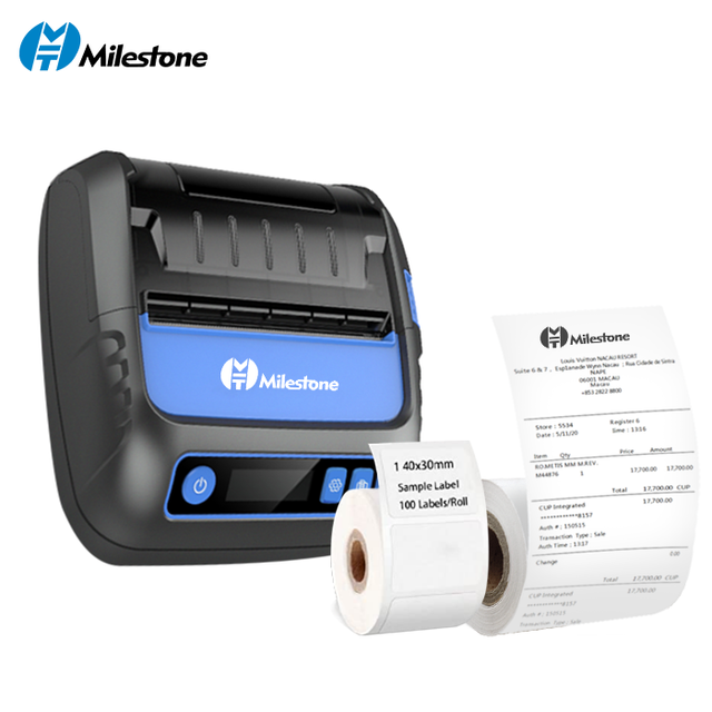 MHT-P80F Cheap 80mm Mobile Thermal Label Printer Portable Handheld Wireless USB Sticker POS Receipt Printer for Logistics