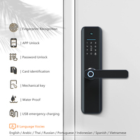 Cerradura Inteligente 2026 con Cámara de Visión Nocturna Integrada, Lector de Huellas Dactilares Semiconductor, Entrada sin Llave, Monitoreo en Tiempo Real, Seguridad Electrónica para Madera