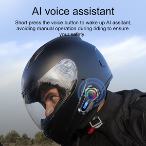 Q08 Helm-Kopfhörer Motorrad-Ohrhörer Kabelloses Motorrad-Ski-<span class=keywords><strong>Headset</strong></span> für Alle Helme - Product Image 4