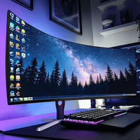 Moniteur de jeu incurvé OEM ODM 19/34/49 pouces 1K/2K/4K/5K, moniteur d'ordinateur, moniteur de jeu PC, moniteur de jeu anti-lumière bleue