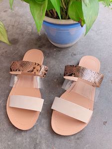 Nouvelles sandales d'été pour adultes, grandes tailles, style mode décontracté, motif serpent, sandales décontractées, pantoufles tendance pour femmes, sandales d'extérieur antidérapantes - Product Image 4
