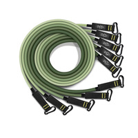 Individuell bedrucktes Pilates Bar Kit mit einstellbarem Power Butt Fitness Booty Resistance Gürtel band für Fitness im Fitness studio
