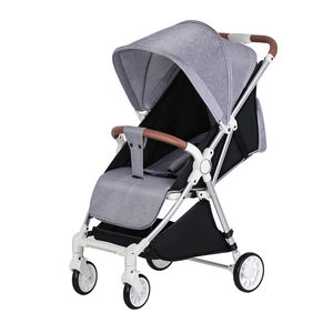 Lightweight Foldable Compact <strong>Stroller</strong> Baby Pushchair <strong>Buggy</strong> Aluminum Alloy and Manganese Steel Steel Frame Baby <strong>Strollers</strong> <strong>Prams</strong> - Product Image 2