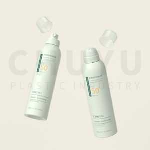 Atomizador de Bomba Redonda de PET Reciclable de 300 ml Personalizado para Cosméticos, Protector Solar, Tónico Facial Hidratante - Product Image 1