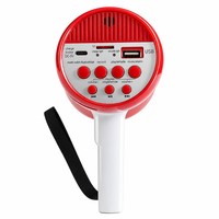 Mégaphone portable 25W avec enregistrement, haut-parleur, chargement Type-C, batterie 1200mAh pour événements, sports, campus