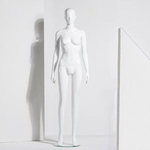핫 세일 숍 디스플레이 마네킹 전신 서 추상 밝은 흰색 플라스틱 여성 섹스 마네킹 유리 자료 - Product Image 2