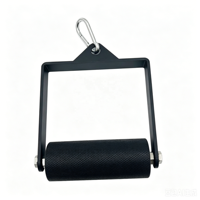 Accessoire de machine à câble de gym, poignée en D rotative robuste et réglable avec poignée antidérapante et corde triceps pour l'entraînement des bras