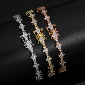 Luxury Private Jet Moissanite <b>Bracelet</b> VVS 925 Sterling <b>Silver</b> Aeroplane Link Jet Setter Wrist Ice GRA Certified Bling - Product Image 2