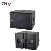 HDL38-AS Subwoofer actif néodyme de 18 pouces en contreplaqué de bouleau, système de haut-parleurs passifs en ligne pour concerts et son surround