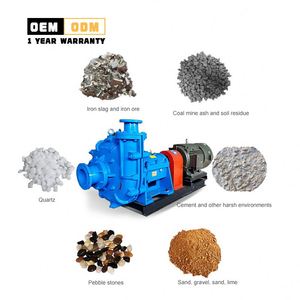 High <b>Suction</b> Performance Durable Casing Customizable Slurry Sand <b>Pump</b> 15hp for Mineral Processing - Product Image 5