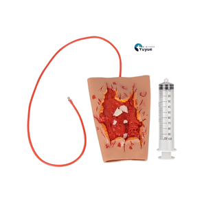 Módulo de Simulación de Fractura por Impacto en el Pie, Modelo de Trauma con Sangrado y Tubo de Infusión y <span class=keywords><strong>Jeringa</strong></span> para Primeros Auxilios y Vendarizaciones - Product Image 1