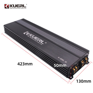 เครื่องขยายเสียง Kuerl Mono Class D 2200W 1 โอห์ม สำหรับรถยนต์ ซับวูฟเฟอร์ รุ่น K-2200.1D - Product Image 5