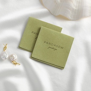 PandaSew Personalised Custom Logo Printed <b>Small</b> Envelope Flap Package Pouch Luxury Microfiber Necklace Jewelry <b>Bag</b> - Product Image 2