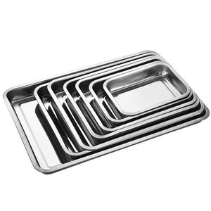 Bandeja Rectangular de Acero Inoxidable de 0.5mm de Grosor para Uso en Cocinas Comerciales - Product Image 3