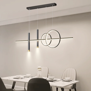 Best-seller di alta qualità alla moda luce a sospensione a LED di medie dimensioni lampadario creativo lungo per Villa soggiorno sala da pranzo - Product Image 1