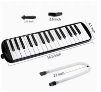 Custom Logo Melodica 32 Keys Air Piano High Quality Keyboard Musical Instrument with Carrying Bag for Kids