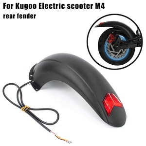 Guardabarros Trasero + Luz Trasera para Patinete Eléctrico Kugoo <span class=keywords><strong>M4</strong></span> - Accesorio de Protección de Plástico de Lujo de 48V con Fácil Instalación - Product Image 5