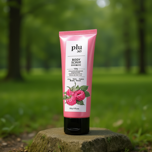 Gommage corporel Plu365 100g à la framboise, soin exfoliant pour la peau - Product Image 3