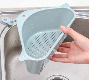 Wholesale Kitchen Sink Triangle Storage Holder Sucker Multifunctional Sponge Drain Shelf Storage Rack Kitchen Tools