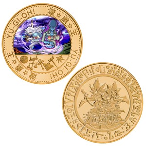 Pièce de monnaie commémorative Yu-Gi-Oh, article de merchandising d'anime, souvenir, badge en métal moulé sous pression, cadeau, artisanat métallique, emballé individuellement - Product Image 3