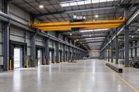 Bâtiment d'atelier industriel en structure métallique durable pour entrepôt, quais de chargement, centre de distribution logistique, compatible solaire
