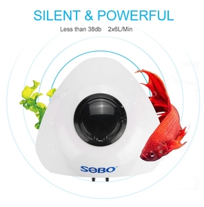 SOBO ポータブル超静音大型エアポンプ 水槽用酸素エアポンプ 1～15ガロン水槽用 アクセサリー付き SB-830A/SB-860A - Product Image 6