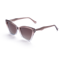 Lunettes de soleil unisexes Elan Optical SYB6205, monture œil de chat tendance, sans peinture, monture en acétate naturel parfumé