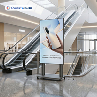 Afficheur LED motorisé sans fil CANBEST CJ LIFT P1.2 P1.5 P1.8 en cascade pour la publicité numérique en intérieur, les réseaux de vente au détail et les médias