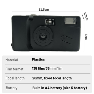 Nouveau modèle d'appareil photo jetable 35 mm avec flash, piles AAA, mise au point fixe, film <span class=keywords><strong>couleur</strong></span> <span class=keywords><strong>Kodak</strong></span> 36 expositions pour anniversaires, mariages et événements - Product Image 2
