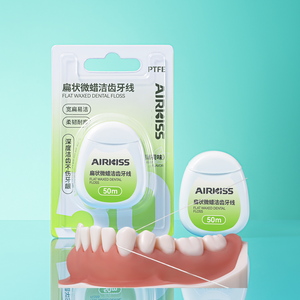 <span class=keywords><strong>Fil</strong></span> <span class=keywords><strong>Dentaire</strong></span> Aromatisé <span class=keywords><strong>Haleine</strong></span> Fraîche Marque Blanche Portable 50m pour Nettoyage des Dents - Product Image 4