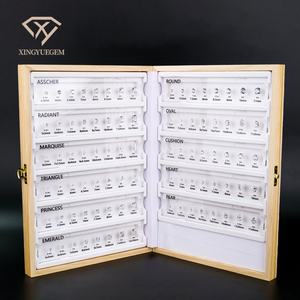 Circonita Cúbica 7A en Oferta, Piedras Preciosas de Diferentes Formas y Tamaños, Desde Pequeñas Hasta Grandes, Tabla de Exhibición de Circonita Cúbica de Tamaño Completo - Product Image 1