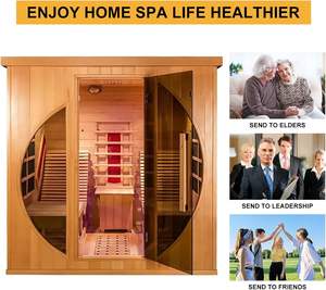 كابينة ساونا كاملة الطيف EMF منخفضة 2 شخص - Product Image 5