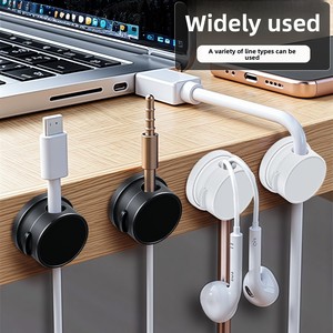 Nuevo Producto 2026: <span class=keywords><strong>Organizador</strong></span> Magnético <span class=keywords><strong>Giratorio</strong></span> 360° para Cables de Escritorio con Clip para Cables de Datos y Cargadores de Teléfonos Móviles - Product Image 3