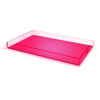 Direktverkauf von Maßgefertigten Rechteckigen Acryl-Aufbewahrungsschalen mit Einfassung, Wasserdicht und Leichtgewichtig, für Büro- und Schreibtischnutzung