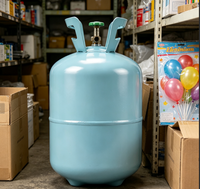 Tanque de Gas para Globos con Válvula de Seguridad a Prueba de Fugas para Arcos de Globos DIY y Decoraciones para Fiestas