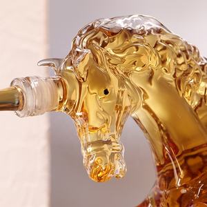 Eenhoorn En Paard Vorm Karaf 1000 Ml Hoge Borosilicaatglas Wijnfles Duurzaam En Elegant Ontwerp - Product Image 3