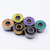 Roulements de skateboard haute vitesse colorés Abec 7 Abec 9, roulements à billes en céramique miniatures 608, roulements pour patins à roulettes