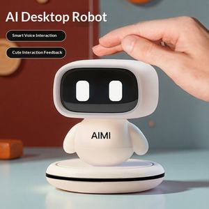 Robot AI Tascabile Mini Nero, <span class=keywords><strong>Intelligenza</strong></span> <span class=keywords><strong>Artificiale</strong></span> con Dialogo Vocale Interattivo, Regalo di Compleanno, Compagno da Scrivania, Chat Aimi - Product Image 2